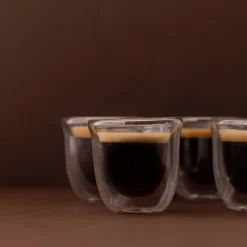 La Cafetière La Cafetiere Glas (Dubbelwandig) (110 Ml) (Set Van 4) Discount