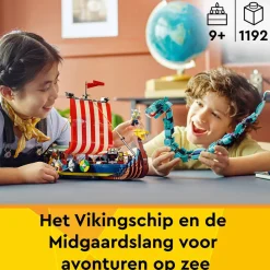 LEGO Creator Vikingschip En De Midgaardslang 31132^ Lego