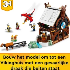 LEGO Creator Vikingschip En De Midgaardslang 31132^ Lego