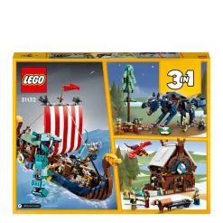LEGO Creator Vikingschip En De Midgaardslang 31132^ Lego