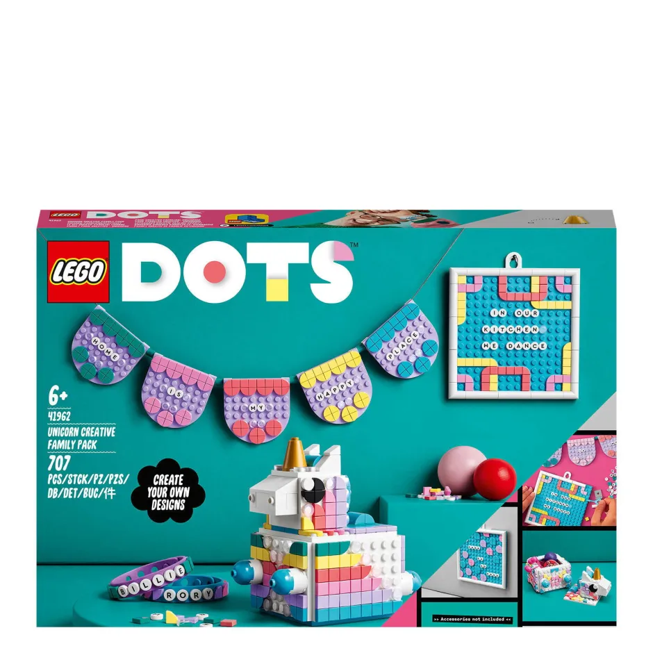 LEGO Dots Eenhoorn Creatieve Gezinsset 41962^ Lego