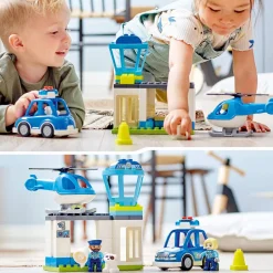 LEGO Duplo Politiebureau & Helikopter 10959^ Peuterspeelgoed