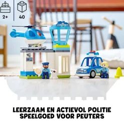 LEGO Duplo Politiebureau & Helikopter 10959^ Peuterspeelgoed