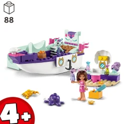 LEGO Gabby'S Dollhouse Vertroetelschip Van Gabby En Meerminkat 10786^ Bouwspeelgoed
