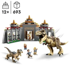 LEGO Jurassic World Bezoekerscentrum: T. Rex & Raptor Aanval 76961^ Bouwspeelgoed
