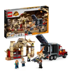 LEGO Jurassic World T. Rex & Atrociraptor Dinosaurus Ontsnapping 76948^ Lego