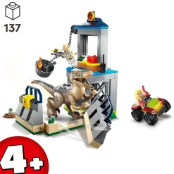 LEGO Jurassic World Velociraptor Ontsnapping 76957^ Bouwspeelgoed