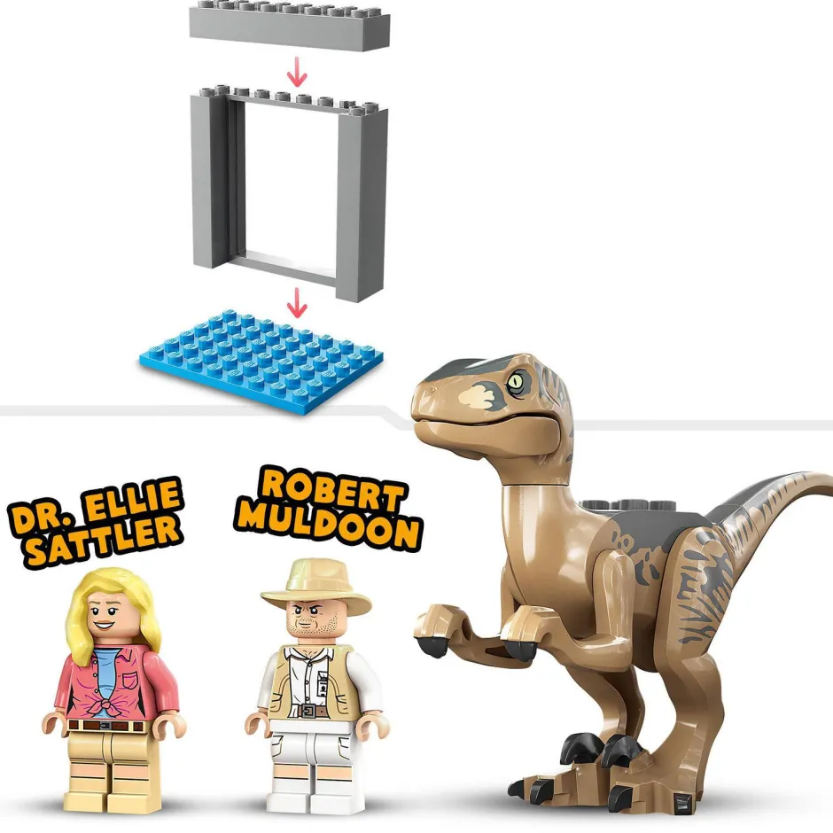 LEGO Jurassic World Velociraptor Ontsnapping 76957^ Bouwspeelgoed