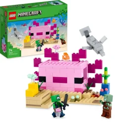 LEGO Minecraft Het Axolotlhuis 21247^ Bouwspeelgoed
