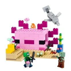 LEGO Minecraft Het Axolotlhuis 21247^ Bouwspeelgoed