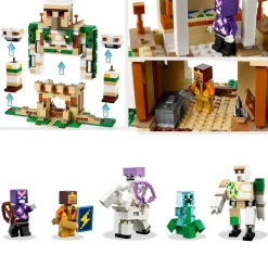 LEGO Minecraft Het Ijzergolemfort 21250^ Bouwspeelgoed