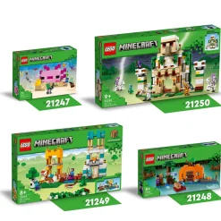 LEGO Minecraft Het Ijzergolemfort 21250^ Bouwspeelgoed