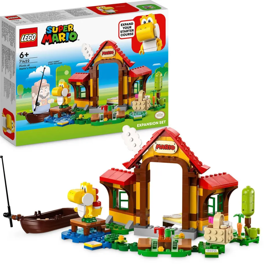 LEGO Super Mario Uitbreidingsset: Picknick Bij Mario'S Huis 71422^ Bouwspeelgoed