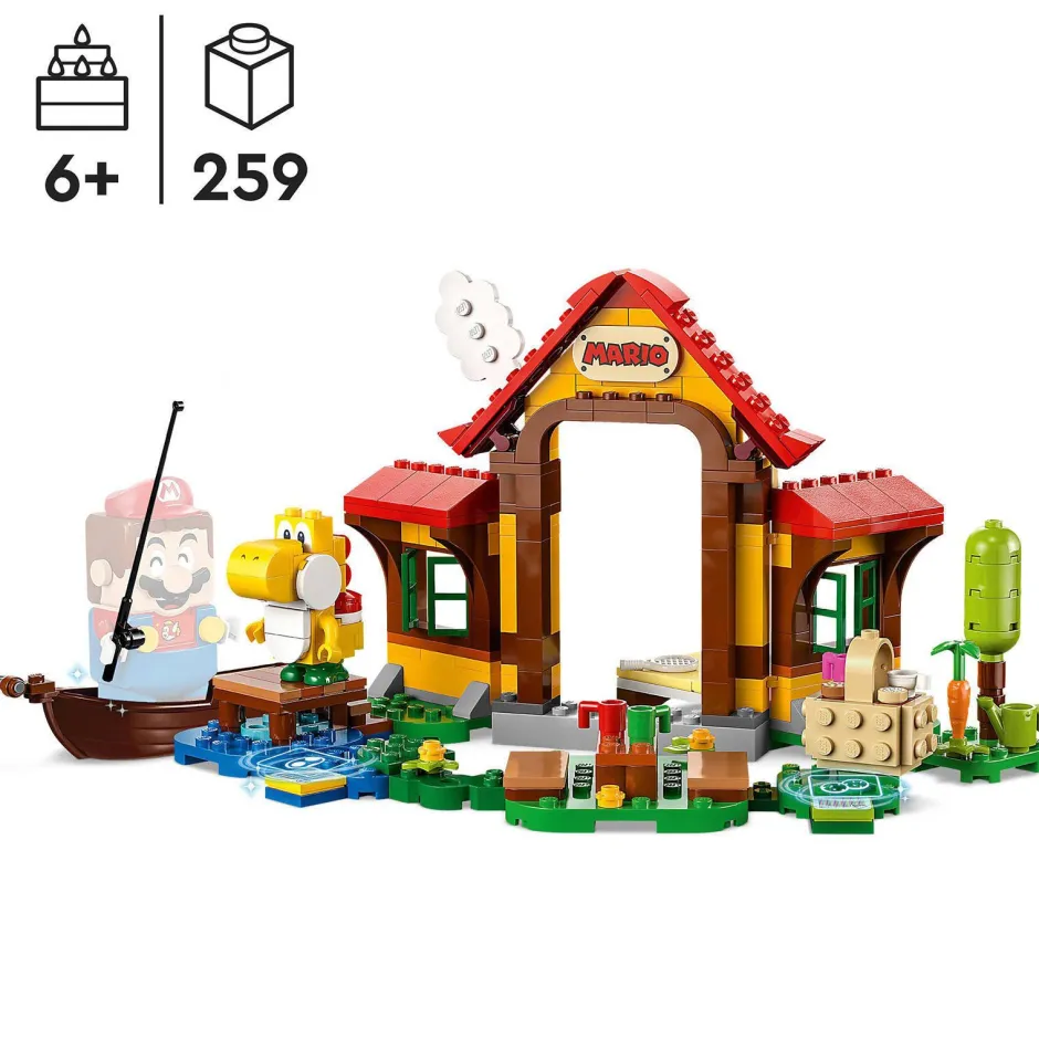 LEGO Super Mario Uitbreidingsset: Picknick Bij Mario'S Huis 71422^ Bouwspeelgoed