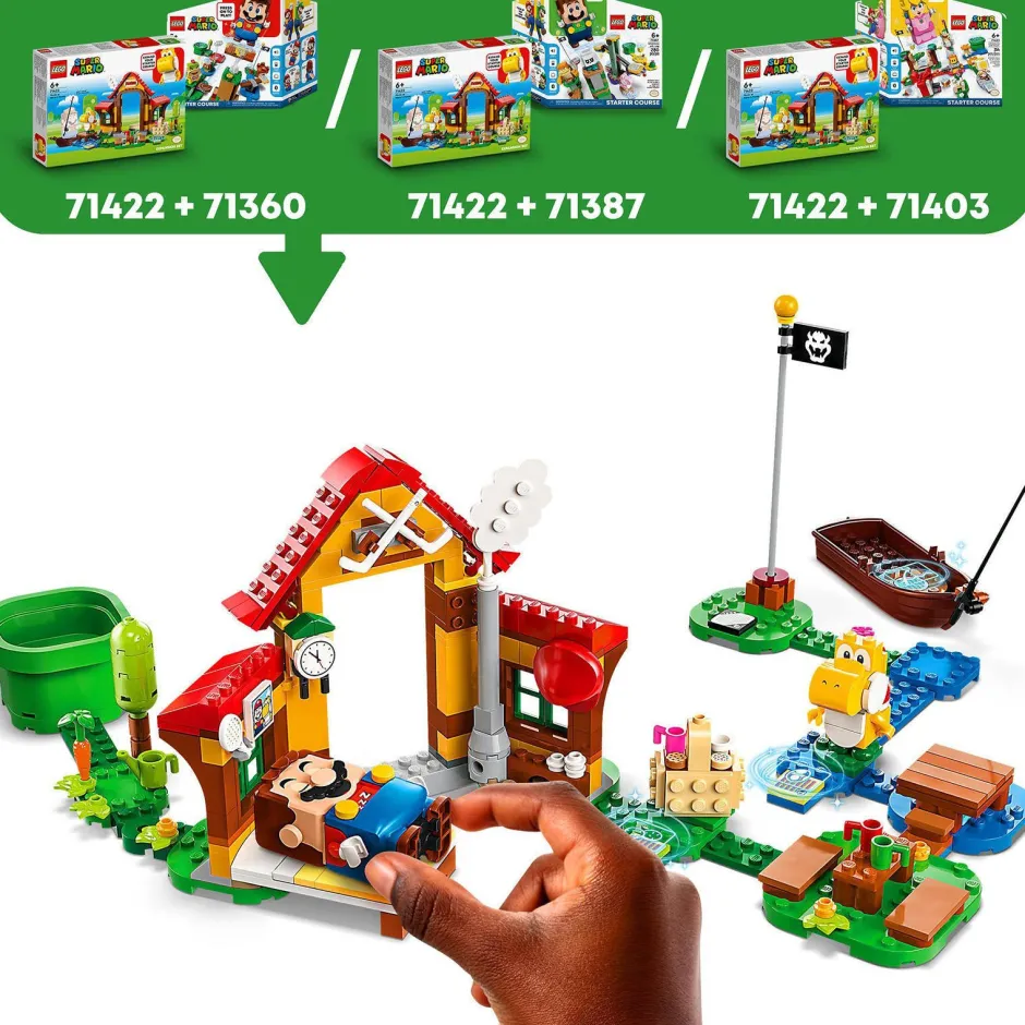 LEGO Super Mario Uitbreidingsset: Picknick Bij Mario'S Huis 71422^ Bouwspeelgoed