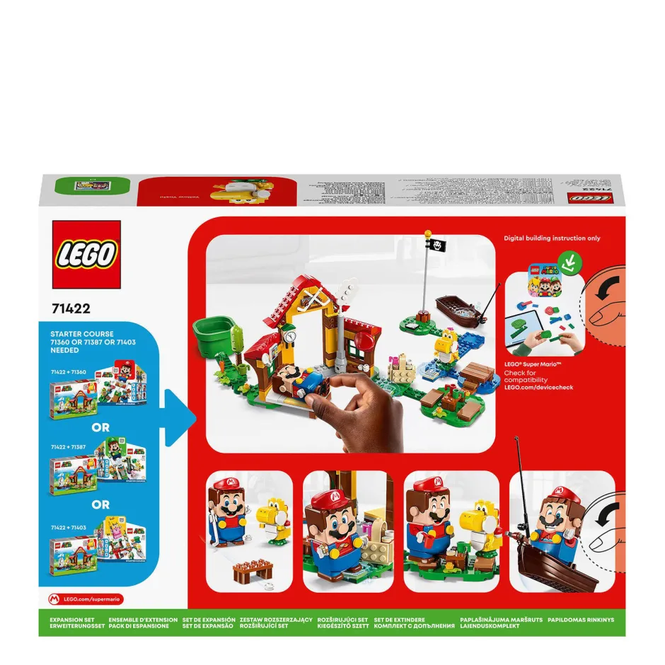 LEGO Super Mario Uitbreidingsset: Picknick Bij Mario'S Huis 71422^ Bouwspeelgoed