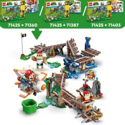 LEGO Super Mario Uitbreidingsset: Diddy Kongs Mijnwagenrit 71425^ Bouwspeelgoed