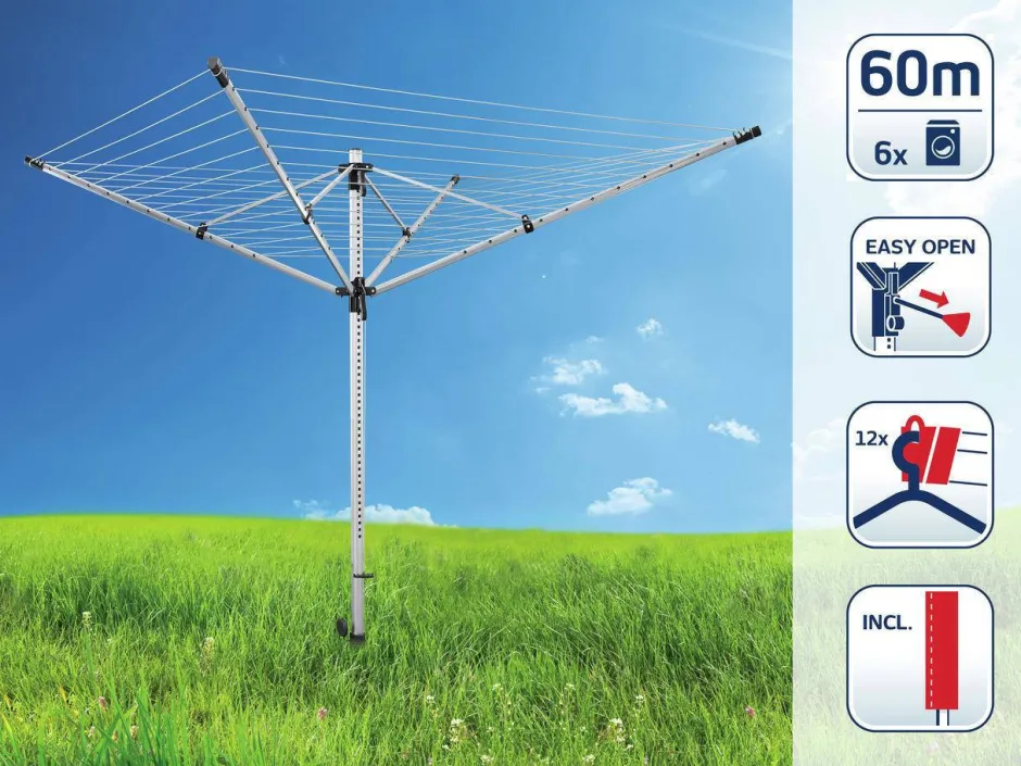 Leifheit Droogmolen Lino Lift 600 Quick Start (Evo) Online