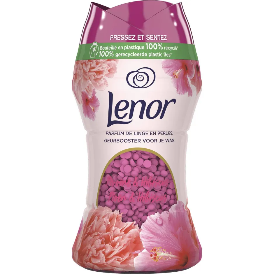 Lenor In-Wash Pioenroos En Hibiscus Geurparels - 6 X 140 Gram Hot