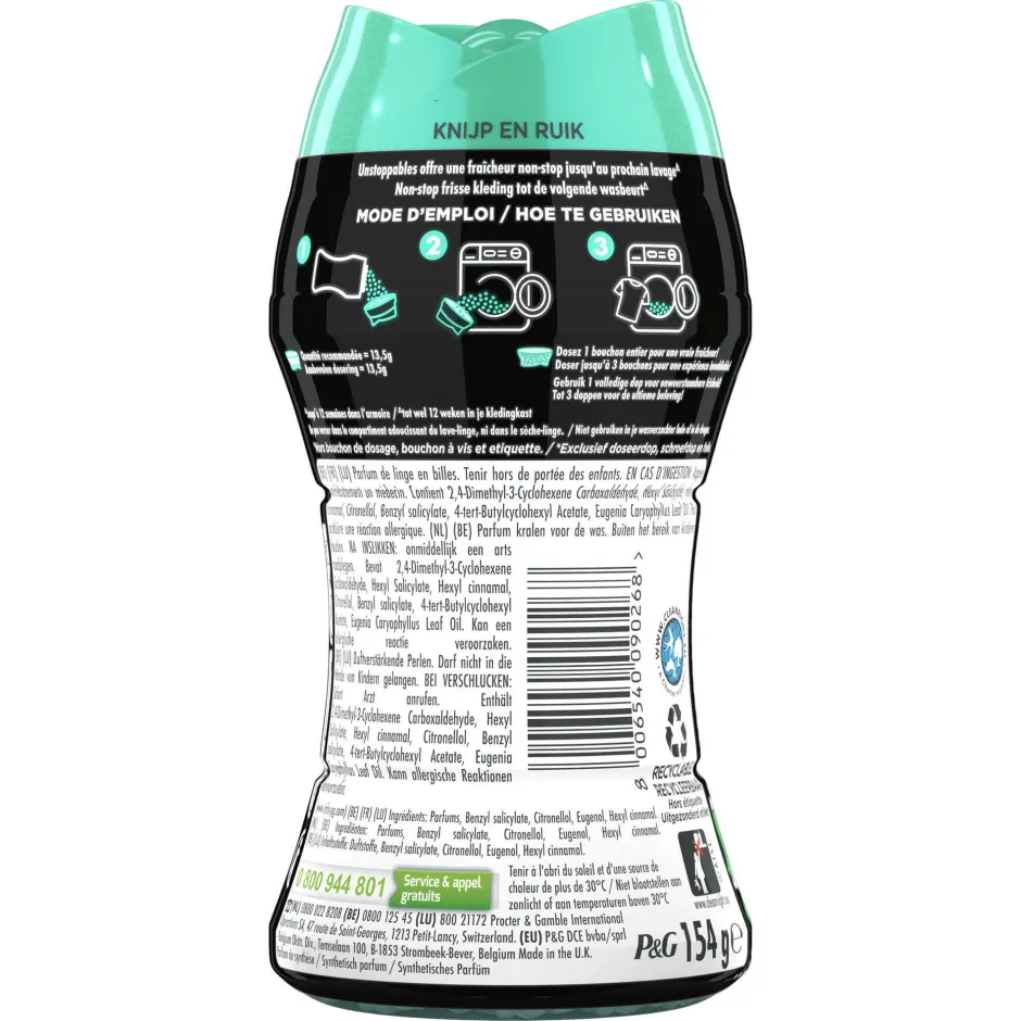 Lenor Unstoppables Fris - Geurparels - 6 X 154 Gram Outlet