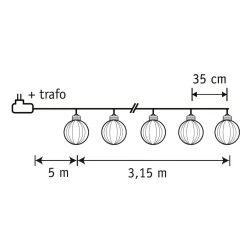 Luca Lighting Lichtparty Lights (10 Led) (815 Cm) Outlet