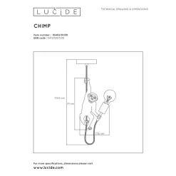 Lucide Hanglamp Extravaganza Chimp