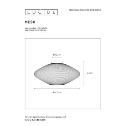 Lucide Plafondlamp Mesh Clearance