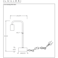 Lucide Tafellamp Lorin Sale