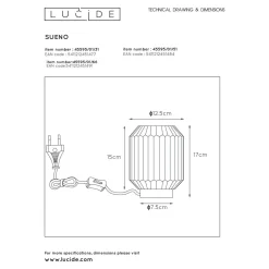 Lucide Tafellamp Sueno Best