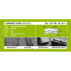 Madison Loungeset Hoes (Links) (270X210 Cm)^ Tuinmeubelhoezen