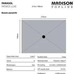 Madison Parasol Patmos (210X140 Cm)^ Parasols