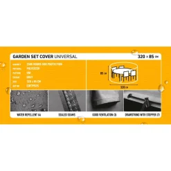 Madison Tuinmeubel Hoes (320X85 Cm)^ Tuinmeubelhoezen