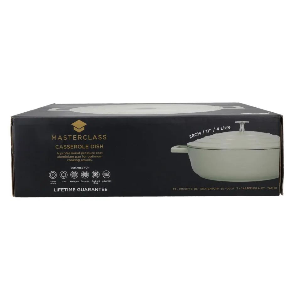 MasterClass Gietaluminium Braadpan (O28 Cm) (4L) (Lichtgewicht) New