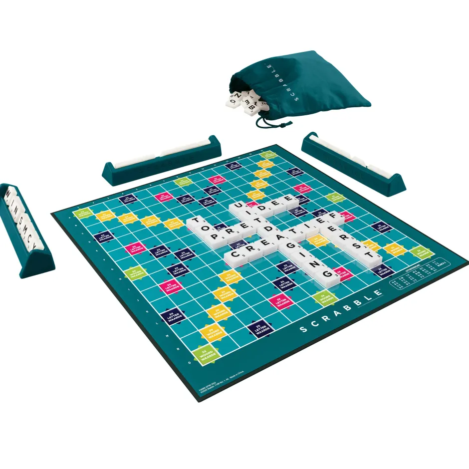 Mattel Y9599 Scrabble Original^ Houten Speelgoed