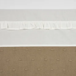 Meyco Baby Ledikantlaken Ruffle 100X150 Offwhite Discount