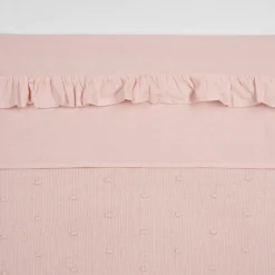 Meyco Baby Ledikantlaken Ruffle 100X150 Soft Pink Discount