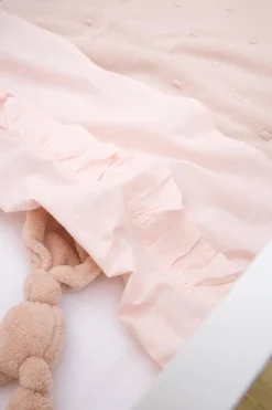 Meyco Baby Ledikantlaken Ruffle 100X150 Soft Pink Discount