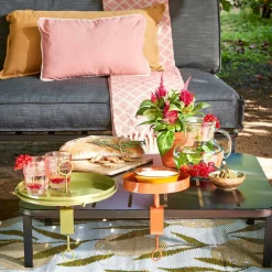 Mica Decorations Bijzettafel Aston Met Klem (O30,5 Cm)^ Tuintafels