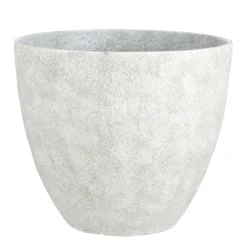 Mica Decorations Bravo Bloempot Rond Lichtgrijs Slate - (H40Xo45 Cm)^ Bloempotten