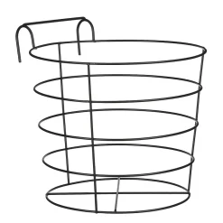 Mica Decorations Callee Mand Muurhanger Zwart - (L23,5Xb26Xh23,5 Cm)^ Bloempotten