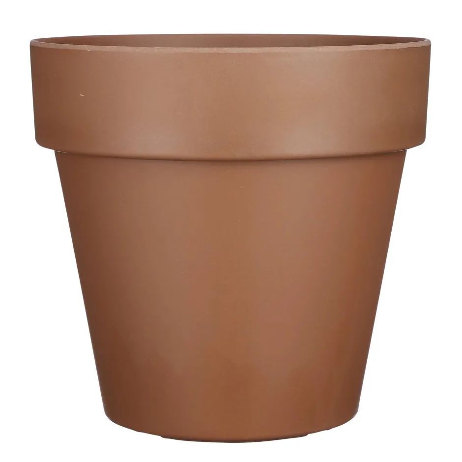 Mica Decorations Orion Bloempot Rond Bruin - (H34Xo36 Cm)^ Bloempotten