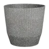 Mica Decorations Rio Bloempot Rond Grijs Terrazzo - (H33,5Xo37 Cm)^ Bloempotten