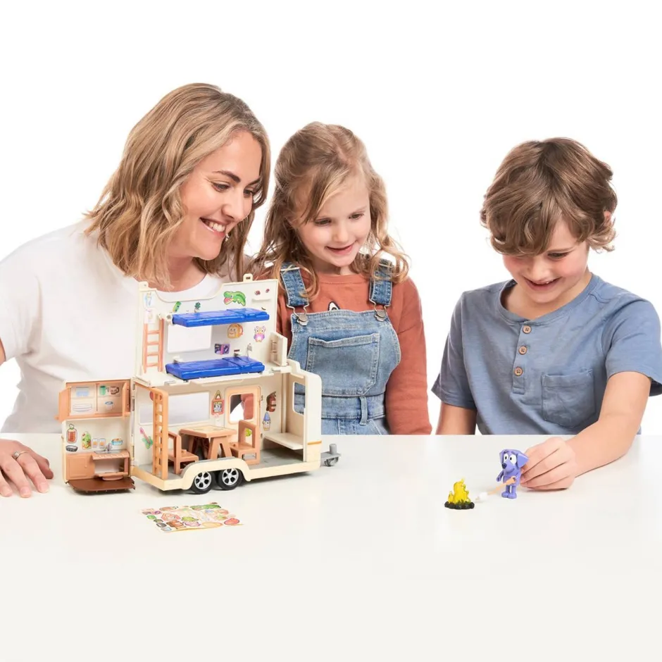 Moose Toys Bluey Kampeeravonturen Speelset^ Speelgoedvoertuigen