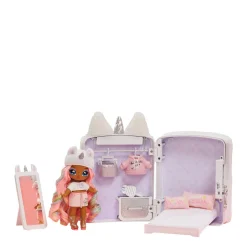 Na! Na! Na! Surprise 3-In-1 Speelset Met Rugzak, Slaapkamer En Whitney Sparkles Met Eenhoornthema^ Poppen