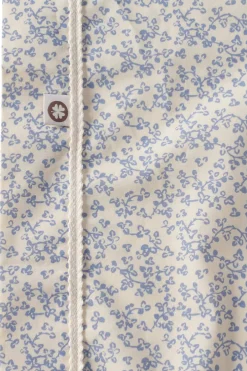 Noppies Botanical Poplin Wieglaken 80X100 Cm Colony Blue Clearance