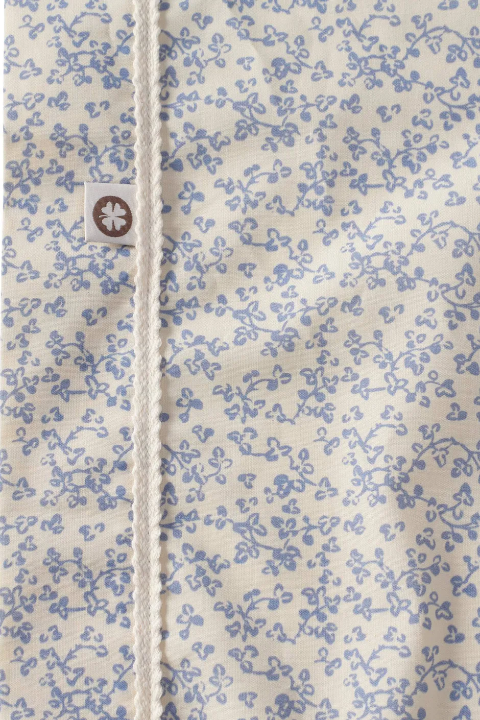 Noppies Botanical Poplin Wieglaken 80X100 Cm Colony Blue Clearance