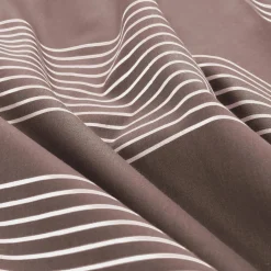 NOUS Living Katoenen Dekbedovertrek 2 Persoons Wide Stripe (200X220 Cm) New