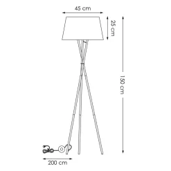 NOUS Living Vloerlamp Didier (O45 Cm) Sale