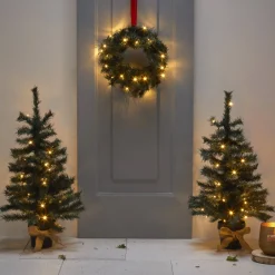 Nova Belle 2 Verlichte Buiten Kerstbomen En Krans Fraser (H95 X O55 Cm) Hot