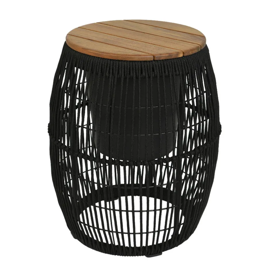 Outdoorliving by Decoris Bijzettafel Seville ( 40 Cm)^ Tuintafels